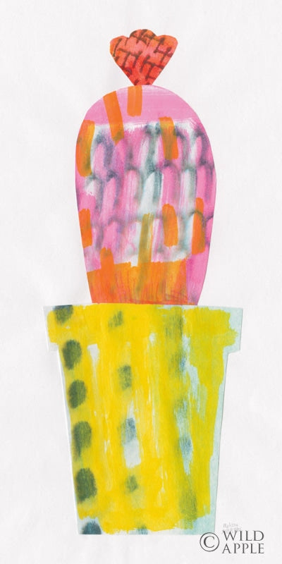 Reproduction of Collage Cactus V by Melissa Averinos - Wall Decor Art