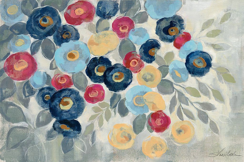 Reproduction of Winter Flowers I by Silvia Vassileva - Wall Decor Art