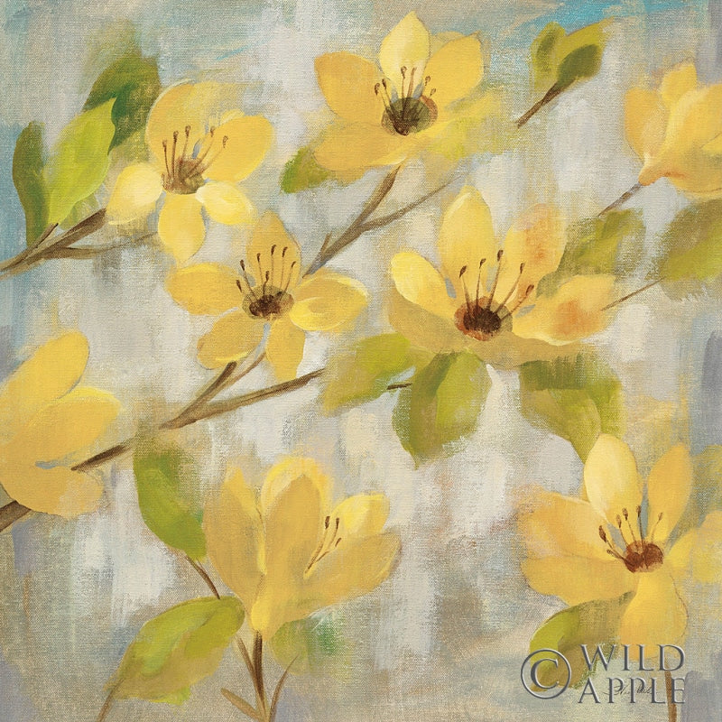Reproduction of Golden Bloom II Neutral by Silvia Vassileva - Wall Decor Art