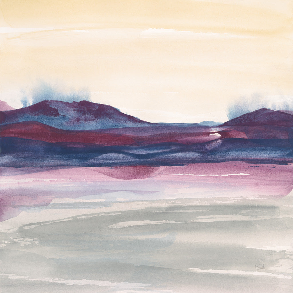Reproduction of Purple Rock Dawn I by Chris Paschke - Wall Decor Art