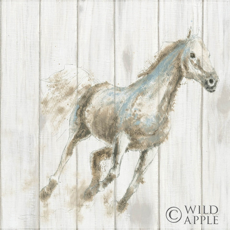 Reproduction of Stallion I on Birch by James Wiens - Wall Decor Art