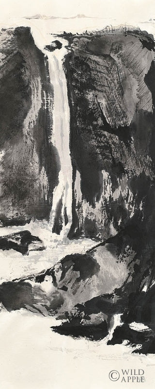 Reproduction of Sumi Waterfall View I by Chris Paschke - Wall Decor Art