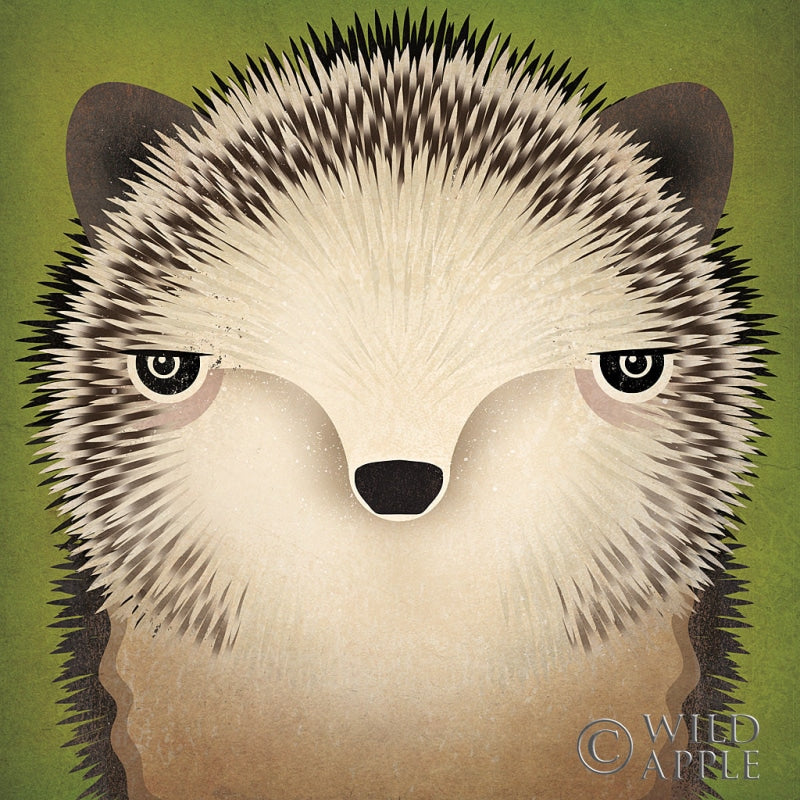 Reproduction of Baby Hedgehog by Ryan Fowler - Wall Decor Art