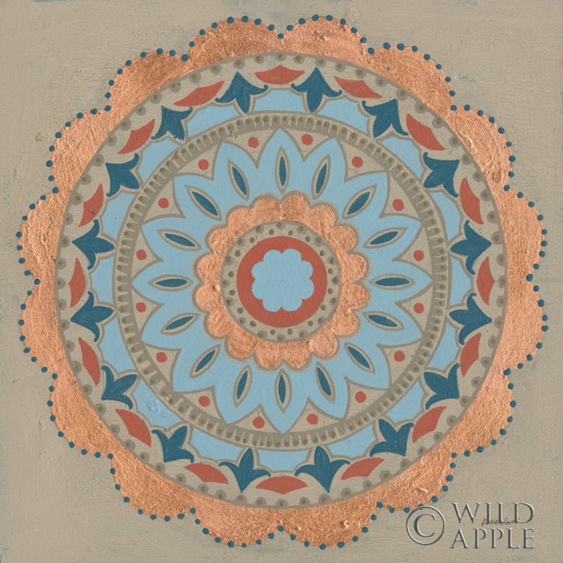 Reproduction of Copper Mandala I by Kathrine Lovell - Wall Decor Art