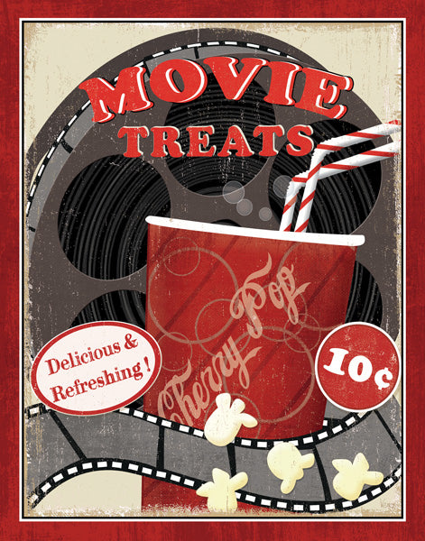 Reproduction of At the Movies II by Veronique Charron - Wall Decor Art