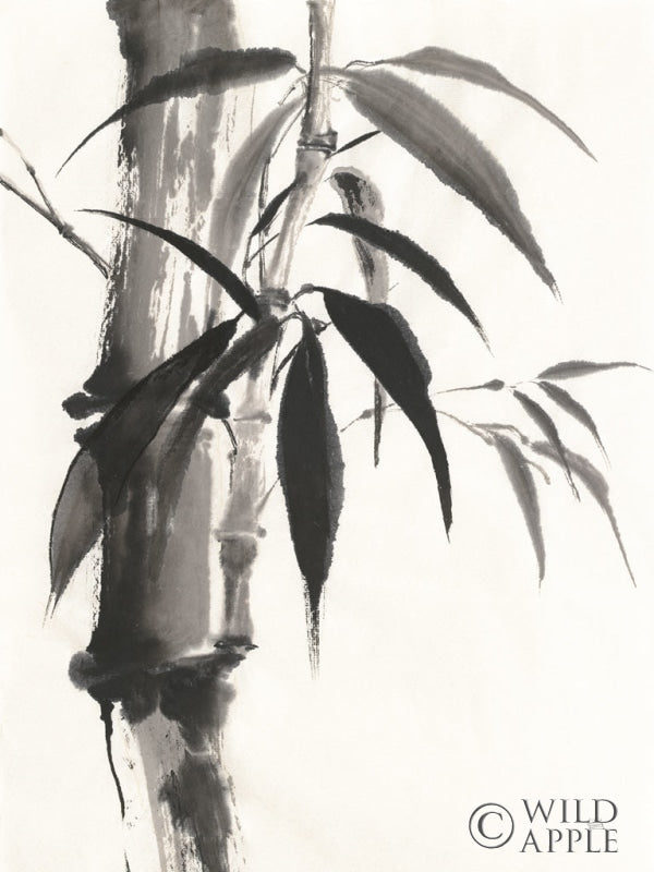 Reproduction of Sumi Bamboo Crop by Chris Paschke - Wall Decor Art