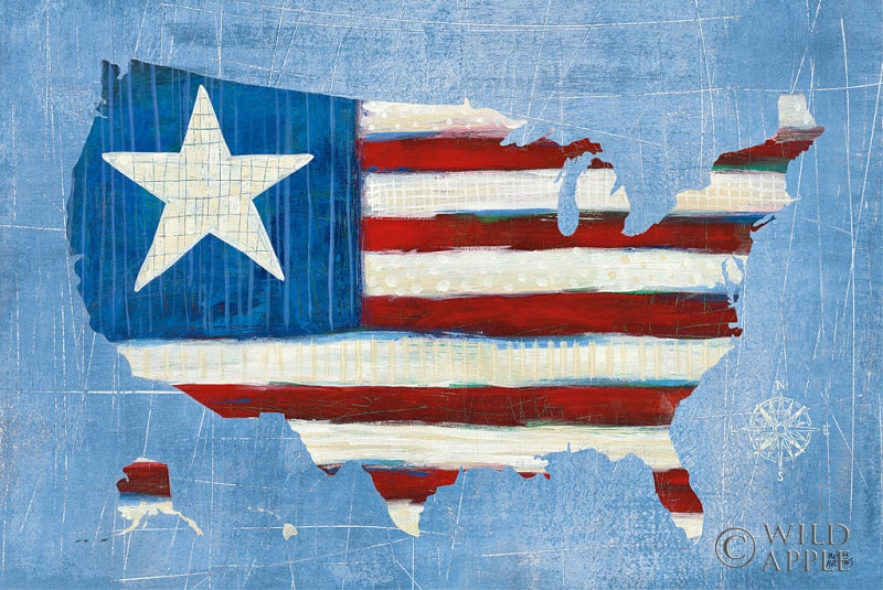 Reproduction of See the USA Americana by Melissa Averinos - Wall Decor Art