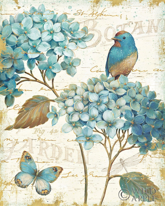 Reproduction of Blue Garden III by Daphne Brissonnet - Wall Decor Art