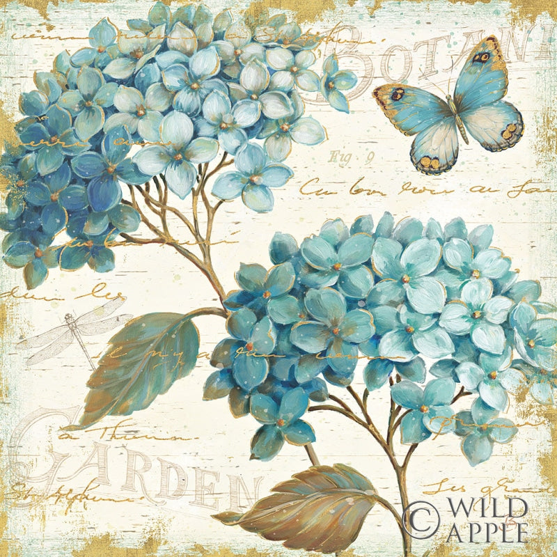 Reproduction of Blue Garden V by Daphne Brissonnet - Wall Decor Art