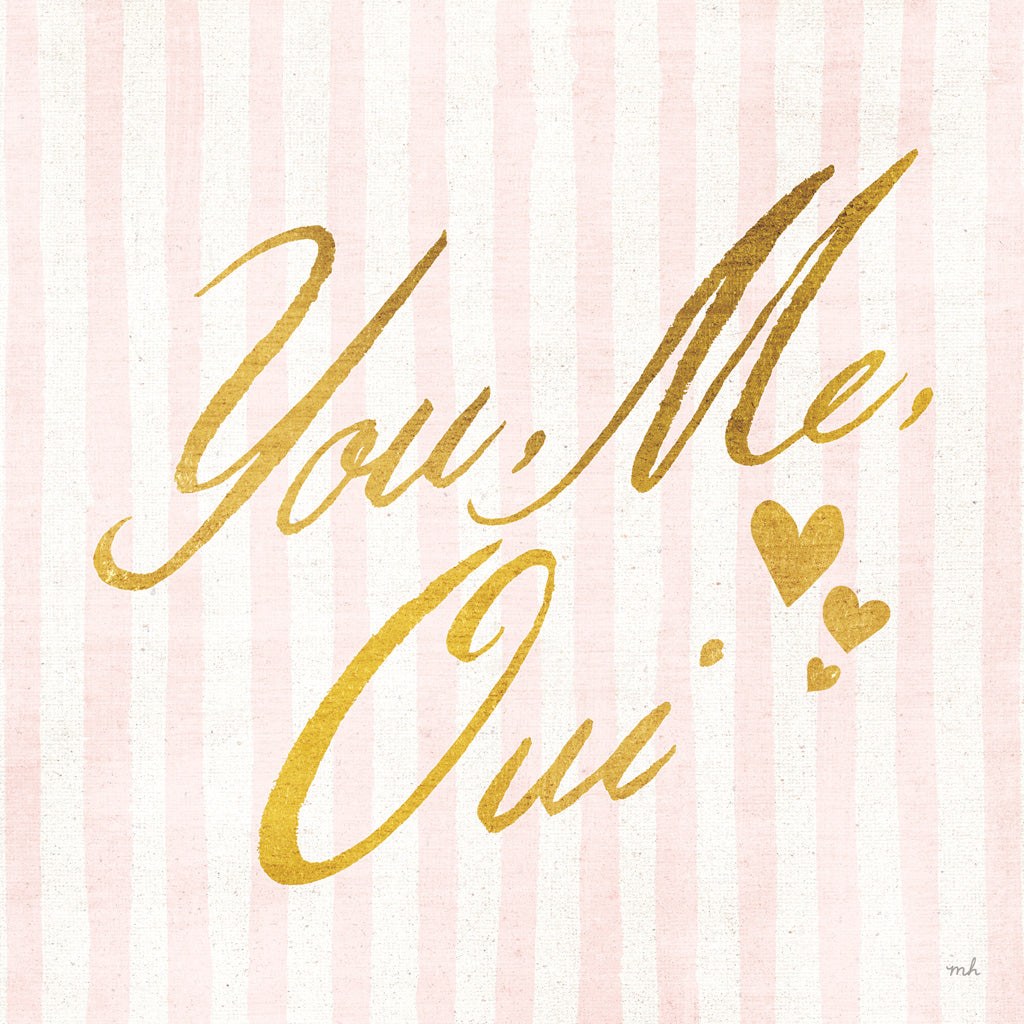 Reproduction of You Me Oui by Moira Hershey - Wall Decor Art