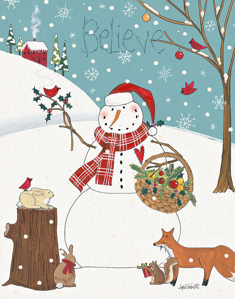 Reproduction of Woodland Christmas III by Anne Tavoletti - Wall Decor Art