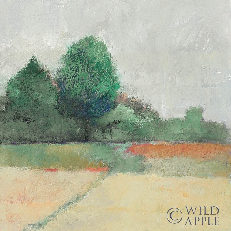 Reproduction of Path Through the Field Green by Avery Tillmon - Wall Decor Art