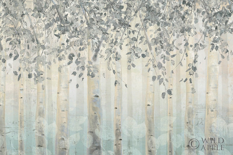 Reproduction of Silver and Gray Dream Forest I by James Wiens - Wall Decor Art