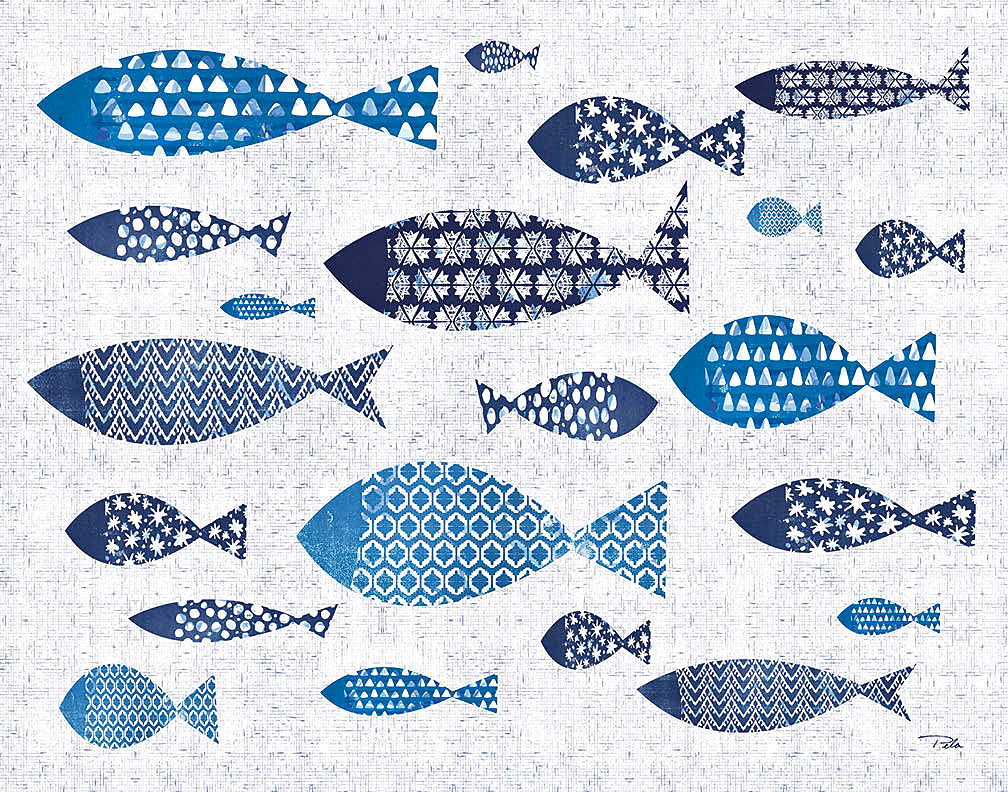 Reproduction of Sunday on the Coast II by Pela - Wall Decor Art