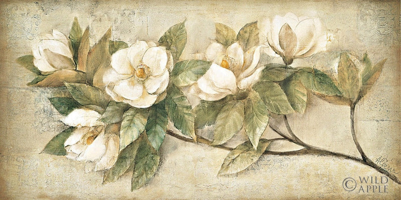 Reproduction of Sugar Magnolia Vintage by Albena Hristova - Wall Decor Art
