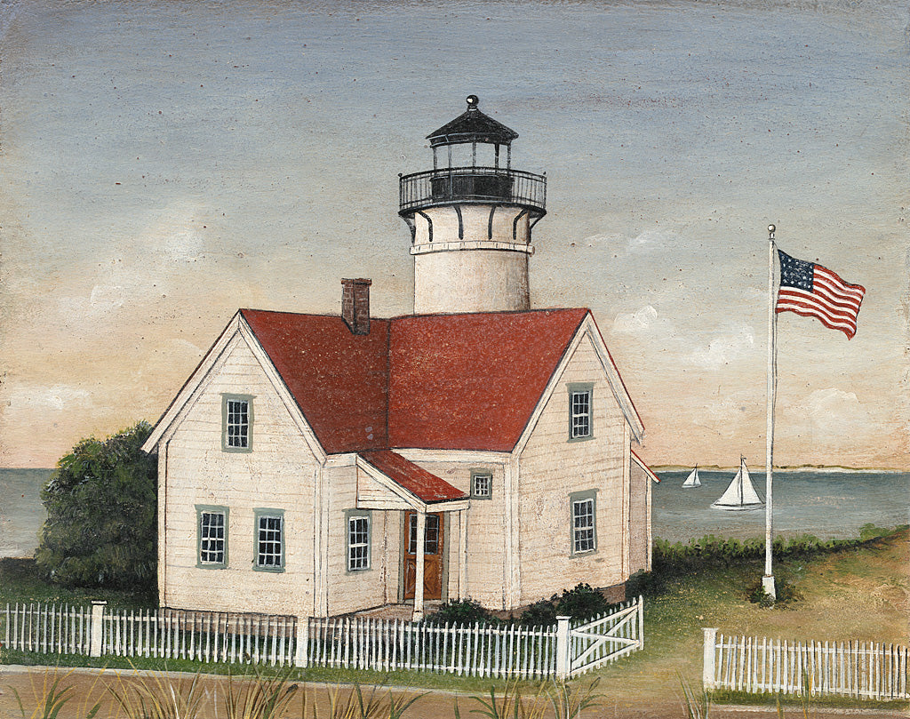Reproduction of Lighthouse Keepers House by David Carter Brown - Wall Decor Art