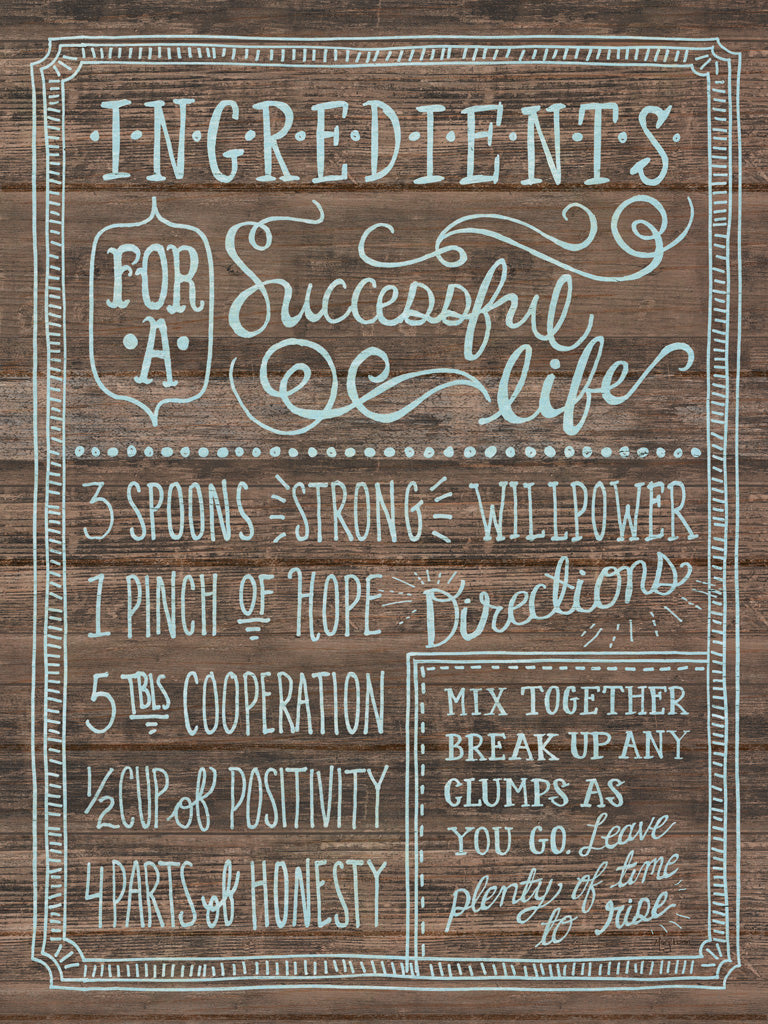 Reproduction of Ingredients For Life I by Mary Urban - Wall Decor Art
