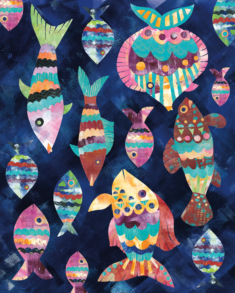 Reproduction of Boho Reef VIII by Wild Apple Portfolio - Wall Decor Art