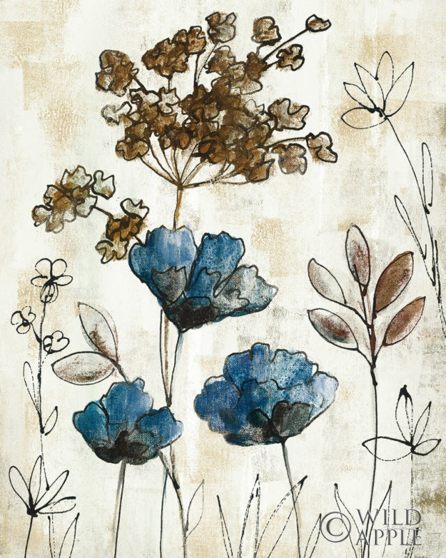 Reproduction of Botanical Trio II Neutral by Silvia Vassileva - Wall Decor Art
