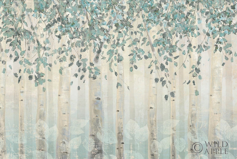 Reproduction of Dream Forest I Silver Leaves by James Wiens - Wall Decor Art