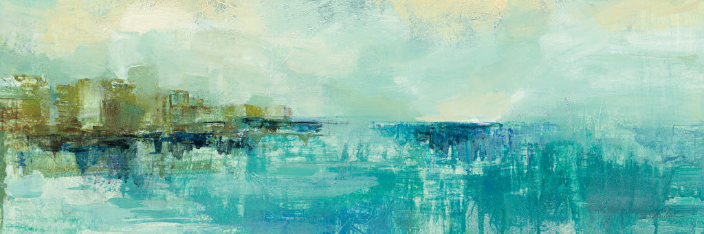 Reproduction of Cliff Side Town by Silvia Vassileva - Wall Decor Art