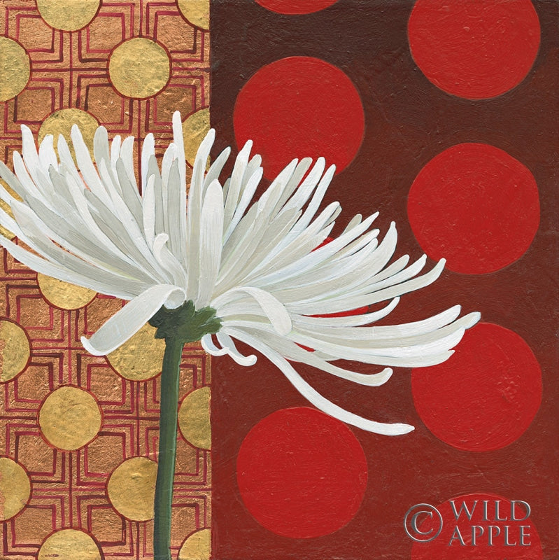 Reproduction of Morning Chrysanthemum I by Kathrine Lovell - Wall Decor Art