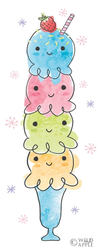 Reproduction of My Treat Panel II by Moira Hershey - Wall Decor Art