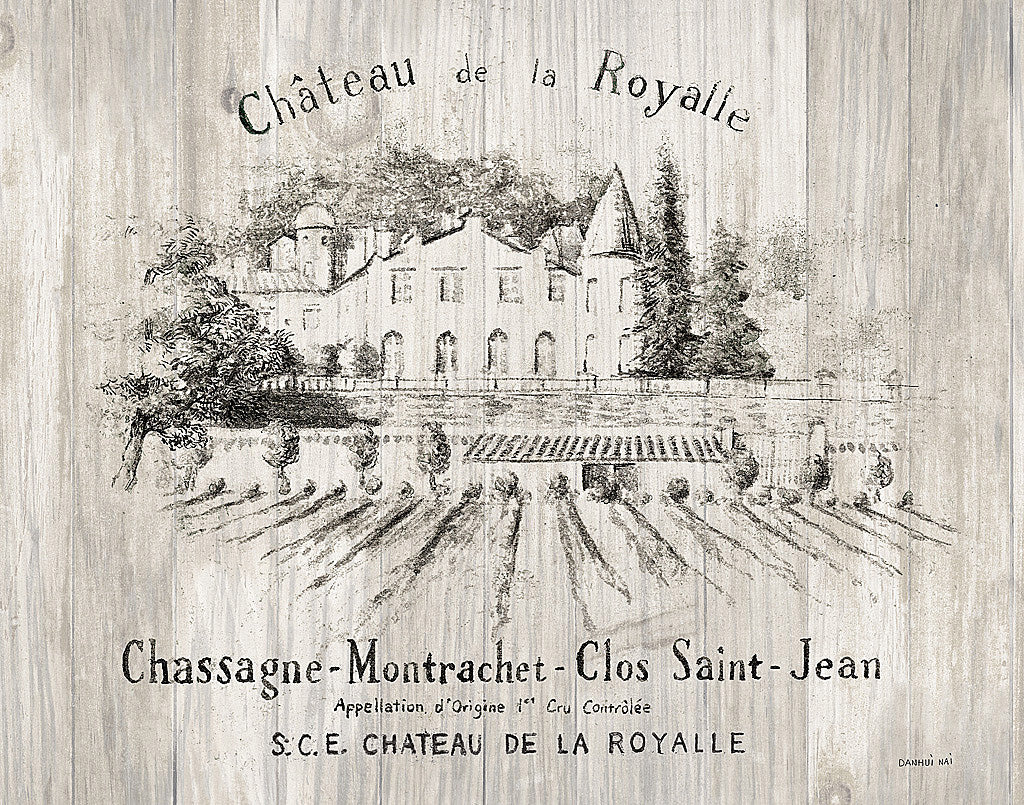 Reproduction of Chateau Royalle on Wood by Danhui Nai - Wall Decor Art
