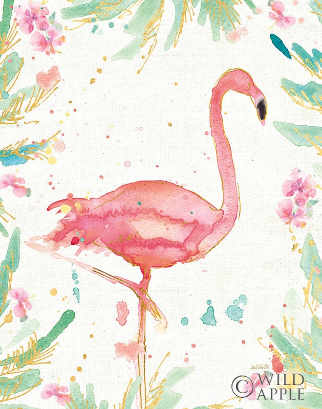 Reproduction of Flamingo Fever XII by Anne Tavoletti - Wall Decor Art