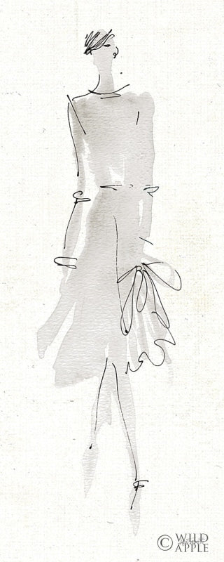 Reproduction of La Fashion I Gray by Anne Tavoletti - Wall Decor Art