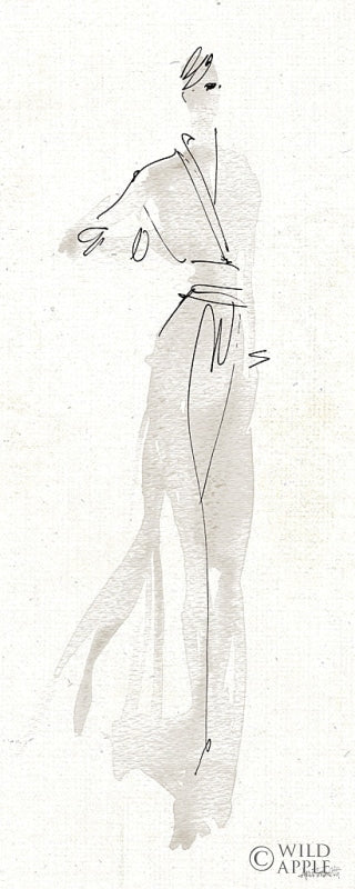 Reproduction of La Fashion IV Gray by Anne Tavoletti - Wall Decor Art