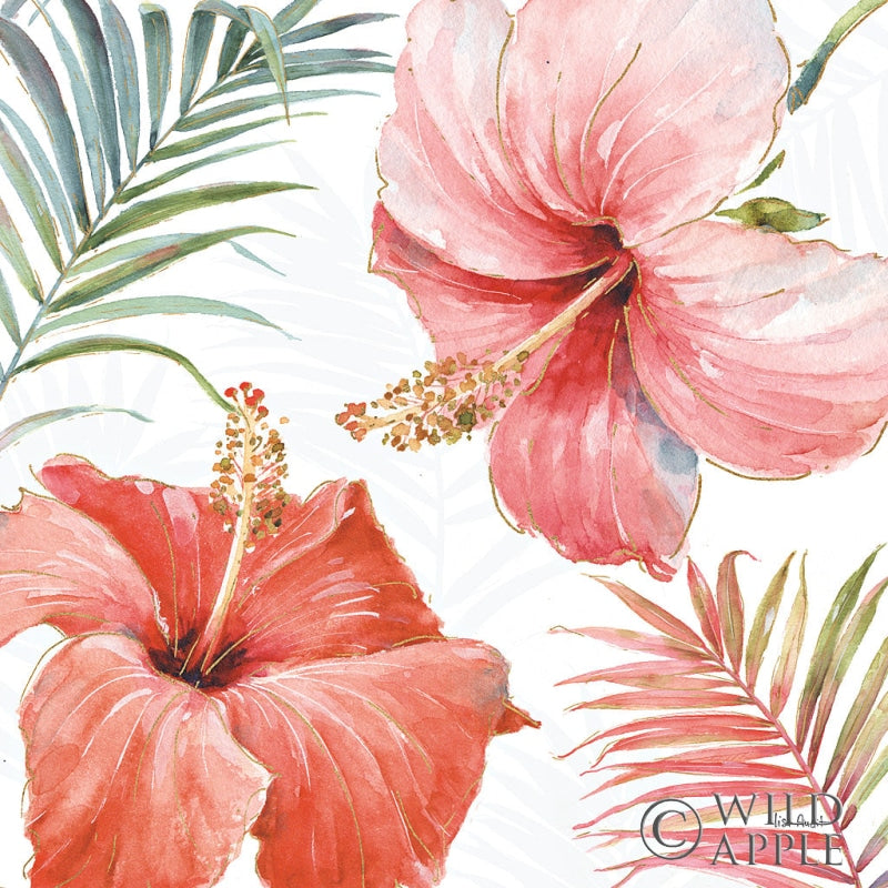 Reproduction of Tropical Blush III by Lisa Audit - Wall Decor Art