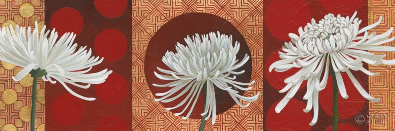 Reproduction of Morning Chrysanthemums V by Kathrine Lovell - Wall Decor Art