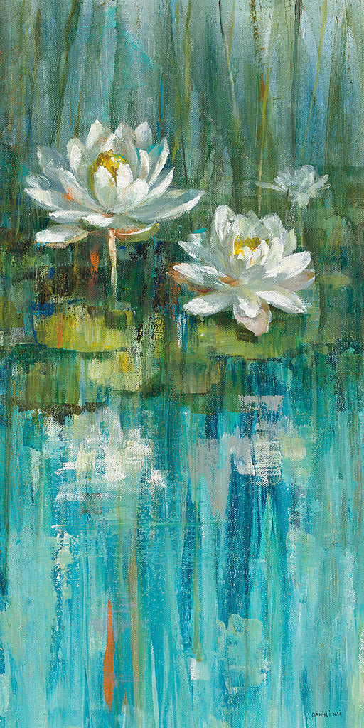 Reproduction of Water Lily Pond v2 III by Danhui Nai - Wall Decor Art