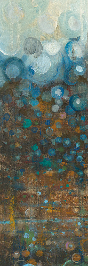 Reproduction of Blue and Bronze Dots IV by Danhui Nai - Wall Decor Art