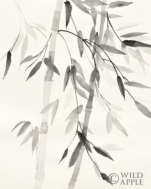 Reproduction of Bamboo Leaves V by Danhui Nai - Wall Decor Art