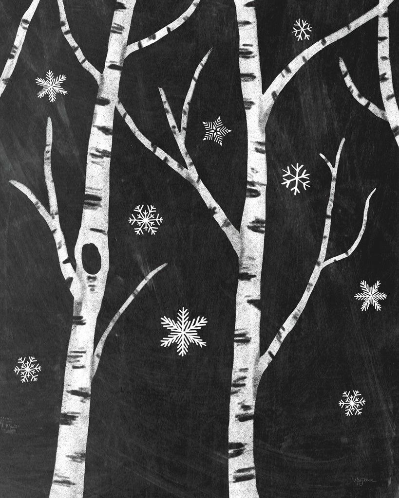 Reproduction of Snowy Birches II by Mary Urban - Wall Decor Art
