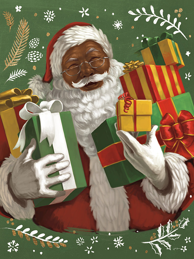 Reproduction of Santas List IV v2 Crop by Janelle Penner - Wall Decor Art