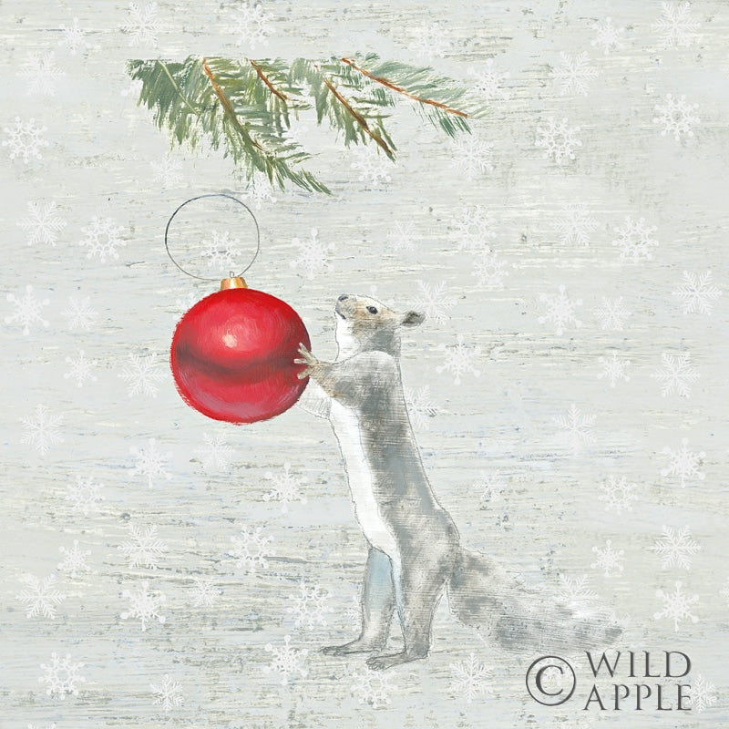 Reproduction of Christmas Critters IV by Emily Adams - Wall Decor Art