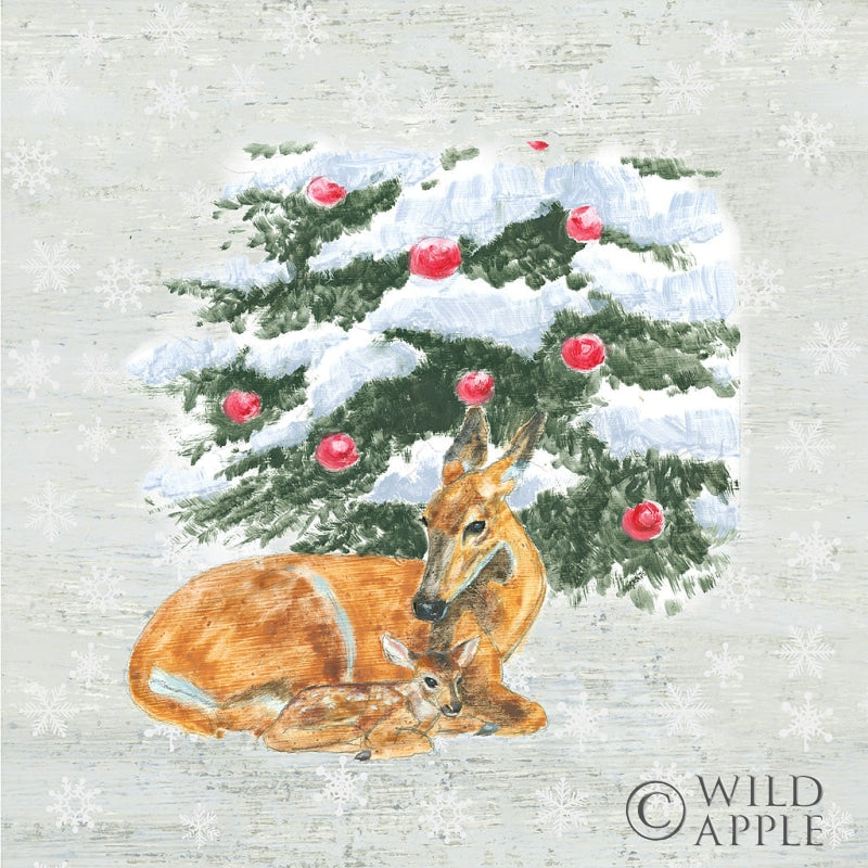 Reproduction of Christmas Critters VII by Emily Adams - Wall Decor Art