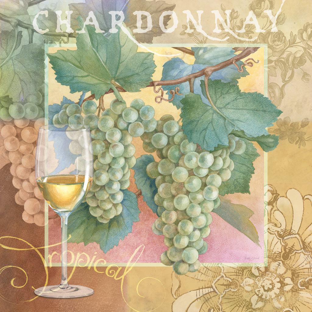 Reproduction of Chardonnay by Beth Grove - Wall Decor Art