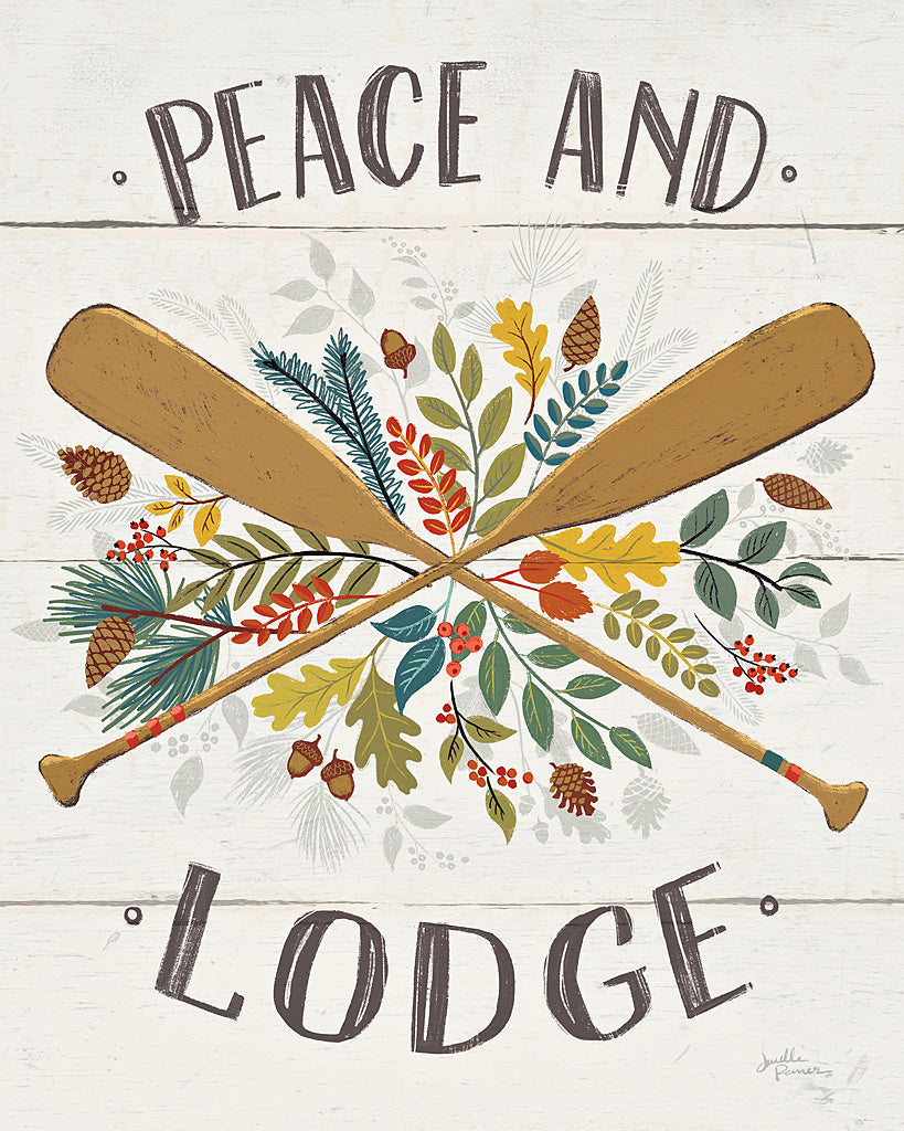 Reproduction of Peace and Lodge IV v2 by Janelle Penner - Wall Decor Art