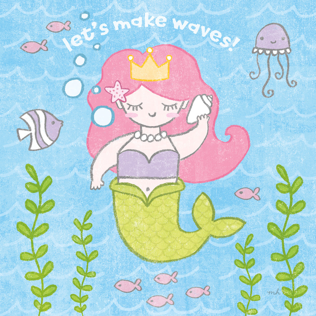 Reproduction of Magical Mermaid I by Moira Hershey - Wall Decor Art