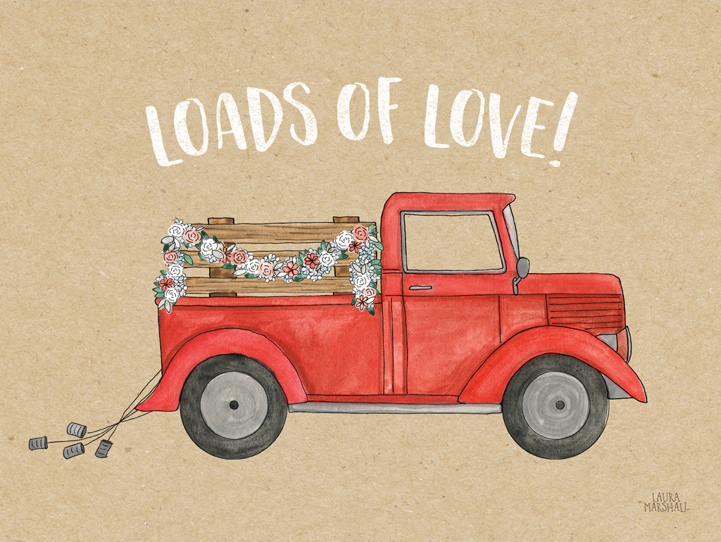 Reproduction of Loads of Love I by Laura Marshall - Wall Decor Art