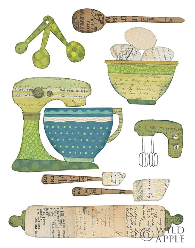 Reproduction of Cool Kitchen I by Courtney Prahl - Wall Decor Art