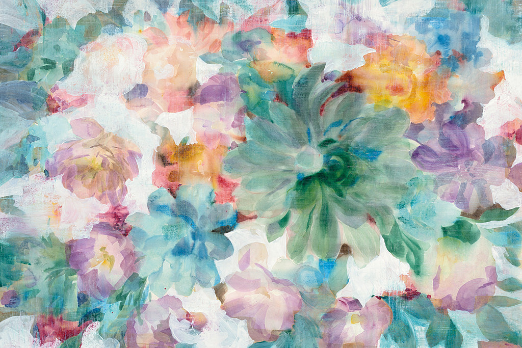 Reproduction of Succulent Florals Crop by Danhui Nai - Wall Decor Art