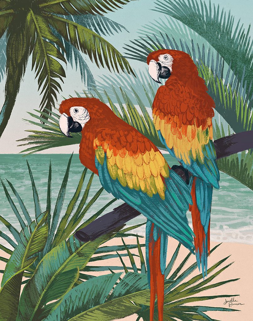 Reproduction of Welcome to Paradise X by Janelle Penner - Wall Decor Art