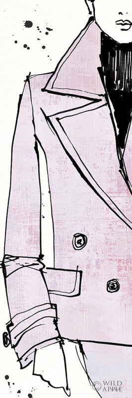 Reproduction of Fashion Strokes V Pastel by Anne Tavoletti - Wall Decor Art