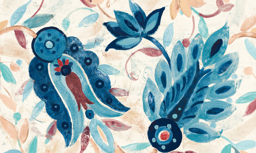 Reproduction of Two Step Indigo by Albena Hristova - Wall Decor Art