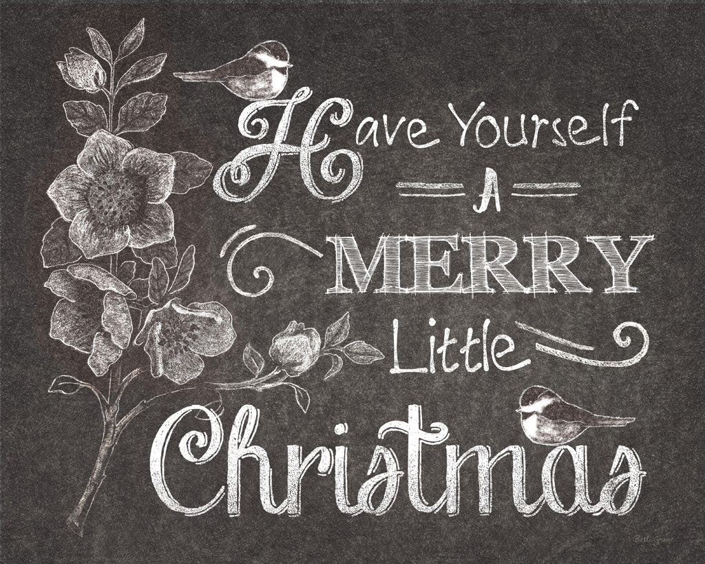 Reproduction of Chalkboard Christmas Sayings V by Beth Grove - Wall Decor Art